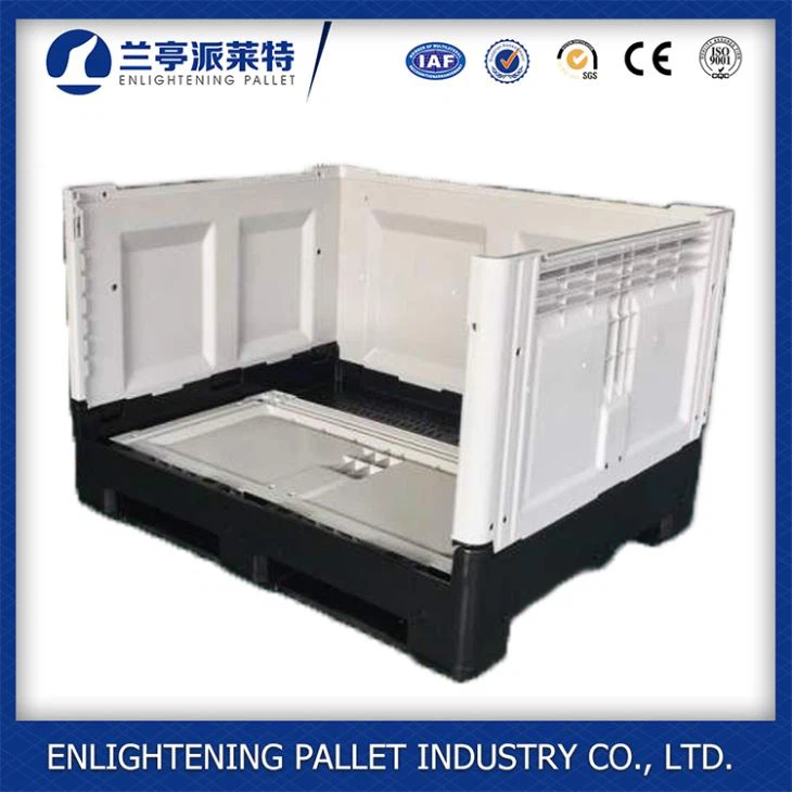 Plastic Folding Pallet Box with Lid