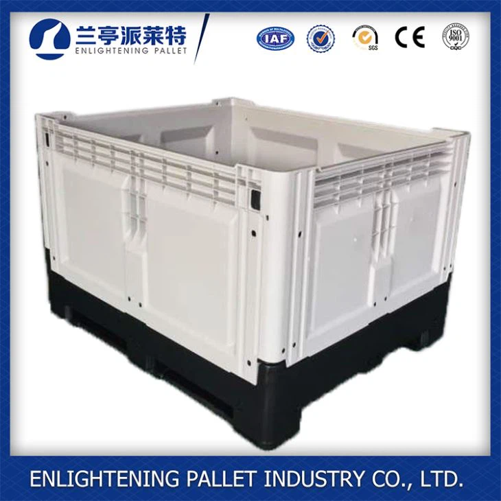 Plastic Folding Pallet Box with Lid