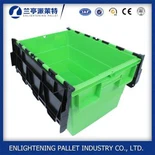 73.5L 플라스틱 이동형 부착 뚜껑 용기, 플라스틱 토트 박스