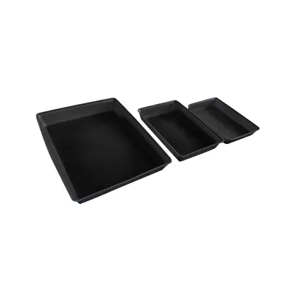 플라스틱 HDPE 사각형 드립 트레이