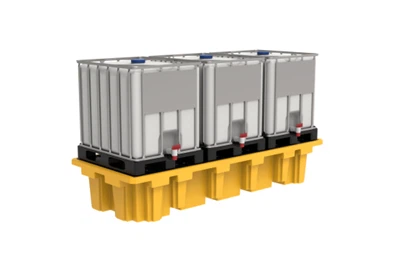 노란색 3드럼 유출 워크스테이션